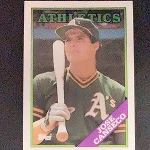 1988 Topps Jose Canseco Baseball Card!!